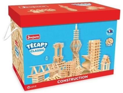 Jogo de Construção  Classic 500 peças de madeira