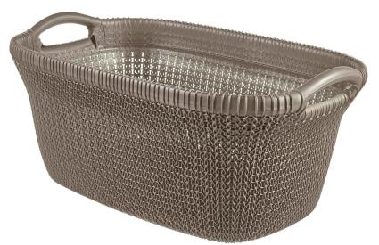 Cesto para roupa KNIT 40L CHOCOLATE