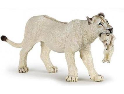 Figura  Leoa Branca com Cria