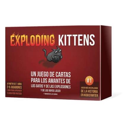 Jogo de Cartas  Exploding Kittens (Idade Mínima: 8)