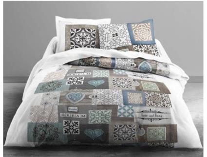 Edredão Lef016091 com fronhas (Algodão - 220x240cm)