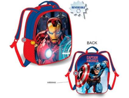 Mochila  Avengers Cinzento Escuro (32x25x12cm)