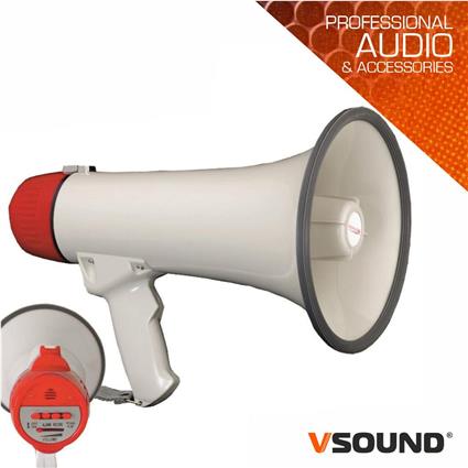 Megafone De 15w C/Gravação De Voz 