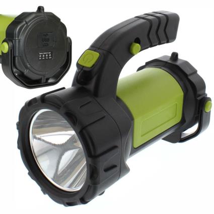 Lanterna 1 Led T6 + Led Cob C/ Alça 350lm