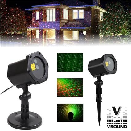 Laser 120mw Vermelho/Verde Exterior 