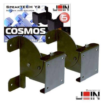 Conjunto De 2 Suportes De Coluna 180º Parede 25kg 