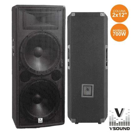 Coluna Profissional 2x12 350w 
