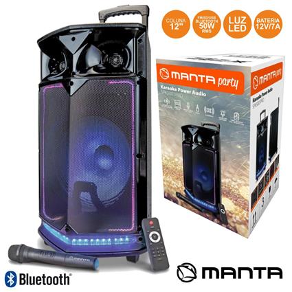 Coluna Amplificada 12 Usb/Bt/Sd/Mic/Guitar/Aux/Fm 