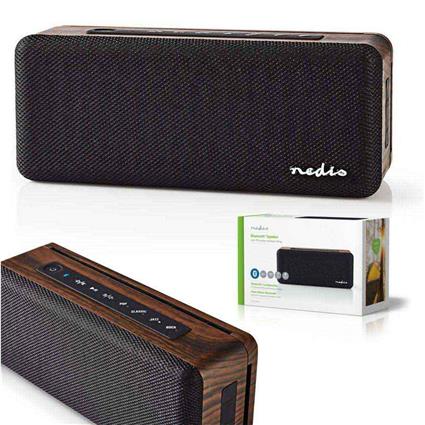 Coluna Bluetooth 30W Preta/Castanha