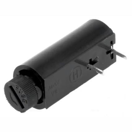 Suporte Fusível 5x20 Tubular Montagem Horizontal