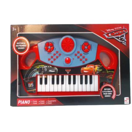 Orgão Teclado Elétrico Musical E Faixas Disney Cars