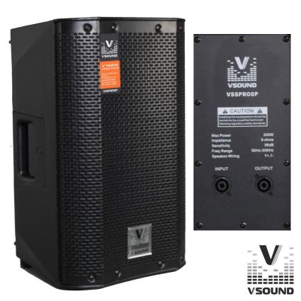 Coluna Profissional 8 300W 