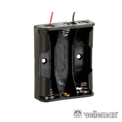 Suporte P/ 3 Pilhas Aa C/ Fios