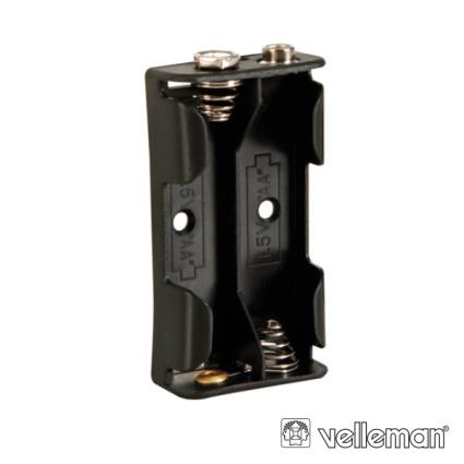 Suporte P/ 2 Pilhas Aa C/ Terminais