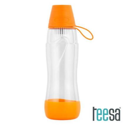 Garrafa C/ Filtro 550ml Laranja 