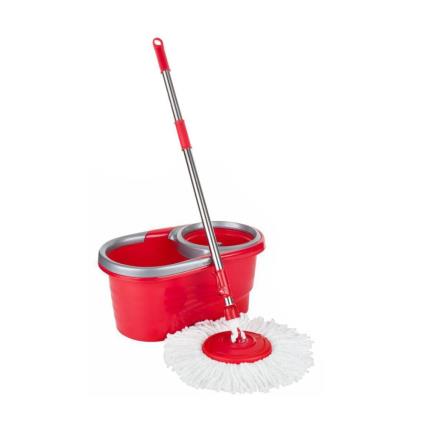 Esfregona Giratória Microfibras C/ Balde 6.5l 