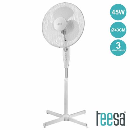 VENTOINHA DE PÉ 45W C/ TEMPORIZADOR 230V 43CM