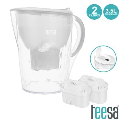 Jarro Filtro Purificador de Água 3.5L 2x Filtros 