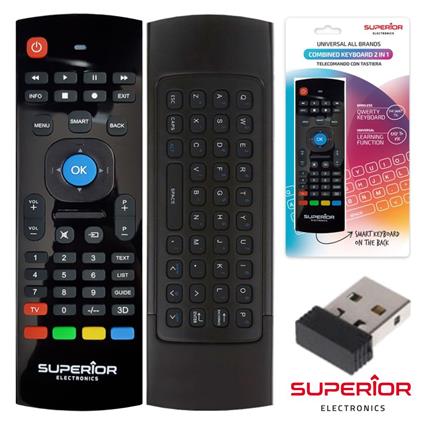 Comando TV Universal Reversível C/ Teclado/Rato