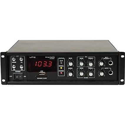 Amplificador 4 Canais Pa 100v/70v 8/4hom 80w Usb/Bt 