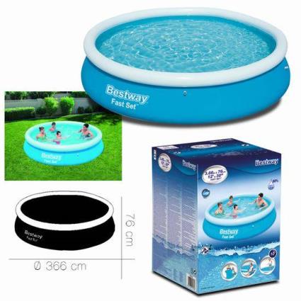 Piscina Hinchable Diam 366 x H 76 cm