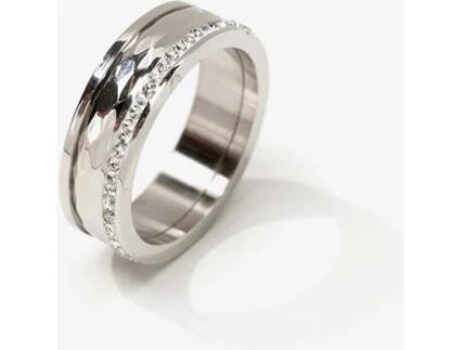 Anel VILA NOVA Prateado (Aço Inoxidável - S/M)