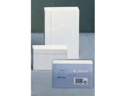 Paq/100 Fichas Lisas Nº1 6,5X9,5Cm Loan
