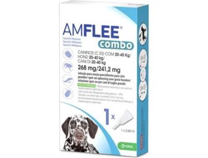 Pipetas para Cão AMFLEE Combo (Quantidade: 1 Pipeta - 20 - 40 Kg )