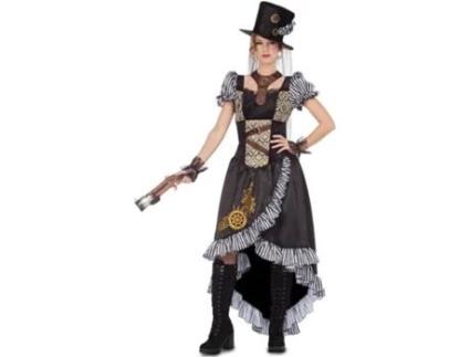 Fato de Mulher DISFRAZZES Lady Steampunk (Tam: S)
