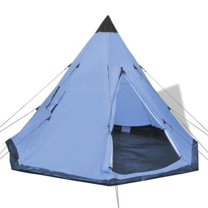 Tenda para 4 pessoas azul