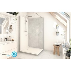 Cabine de duche SERENITY EFEITO MÁRMORE 80X120 CM