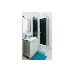 Cabine de duche MINEA 80CM FUNDO CINZENTO