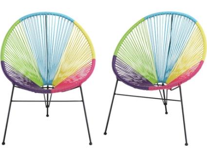 Cadeira de Jardim VENTE-UNIQUE.PT Alios (Multicor - Resina - 74x88x81 cm)