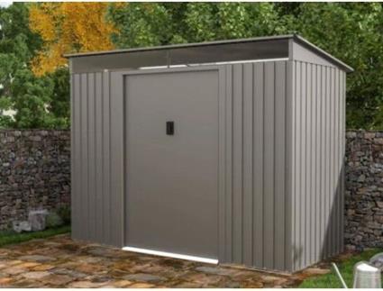 Abrigo de Jardim VENTE UNIQUE Folco (Cinza- Metal- 191x261x124cm)