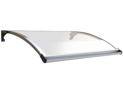 Toldo VENTE UNIQUE Neoned (Transparente, Cinza- Plástico, Metal- 6x150x100cm)