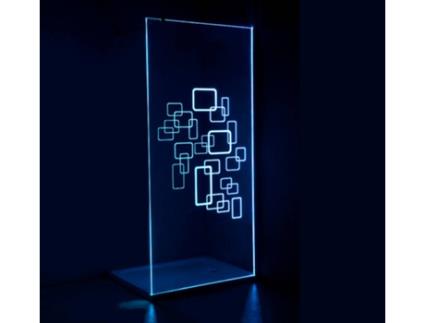 Painel de Duche VENTE UNIQUE Bella (Transparente- Vidro- 120x200 cmcm)