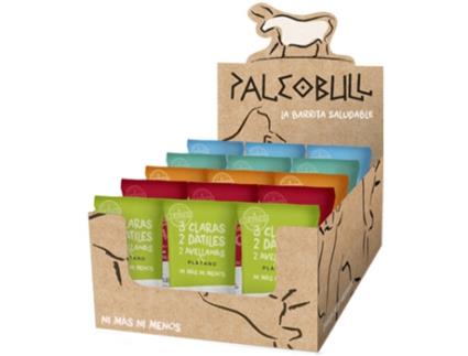 Barras PALEOBULL 5 Sabores Clásicos 15 Xr (Melocotón, Cacao, Coco - 50 g)