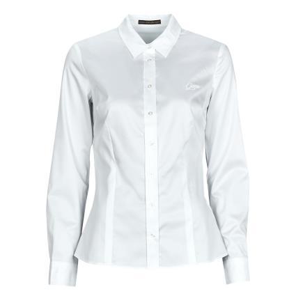 Guess  camisas CATE  Branco Disponível em tamanho para senhora. S,M,L,XL,XS.Mulher > Roupas > Camisa