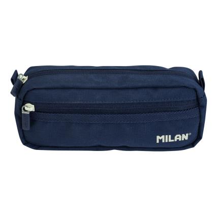 ESTOJO RETANGULAR 2 FECHO SERIE 1918, AZUL MARINHO MILAN - MILAN