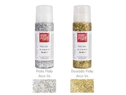 KNORR PRANDELL Cola Glitter, 50 ml, Ouro Arco Íris