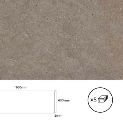 KIT 5 PLACAS MDF 1200x600x5mm. BERTINI - BERTINI
