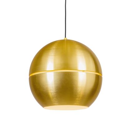 Candeeiro de suspensão retro dourado 40 cm - SLICE