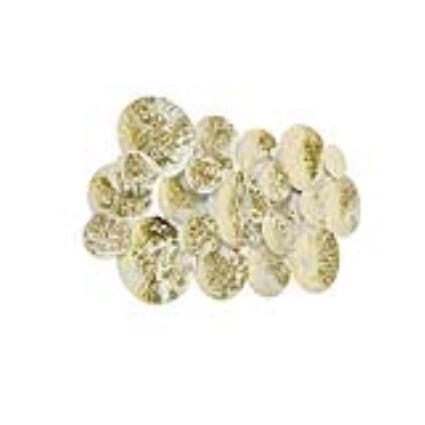 Aplique oriental dourado 2 luzes brancas - HIKINA