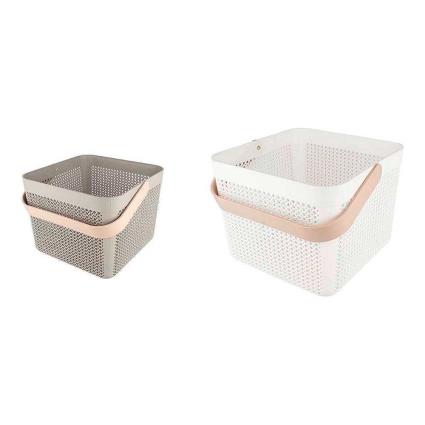 Cesta Multiusos Confortime Madeira Plástico (23 X.