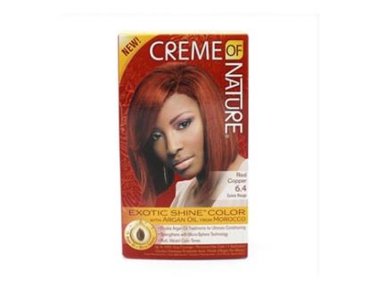Tinta Permanente Argan Color Creme Of Nature Red Copper 6.4