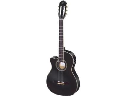 Guitarra Clássica Eletrificada ORTEGA RCE145LBK