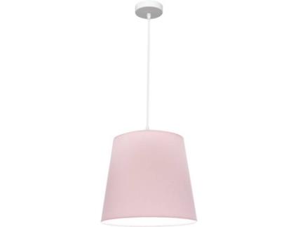 Candeeiro de Teto  Maldivas (Rosa - E27 - Máx. 60W - Metal - Tecido)