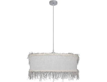 Candeeiro de Teto  Hilos (Branco - E27 - Máx. 60W - Metal - Tecido)
