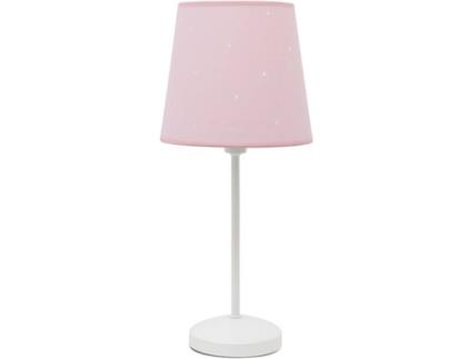 Candeeiro de Mesa  Consciencia (Rosa - E14 - Máx. 40W - Metal - Tecido)