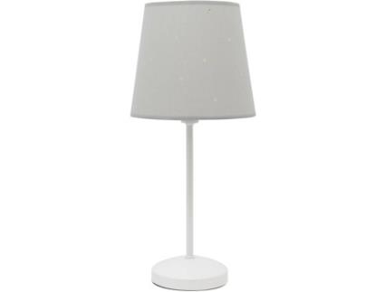 Candeeiro de Mesa  Consciencia (Cinzento - E14 - Máx. 40W - Metal - Tecido)